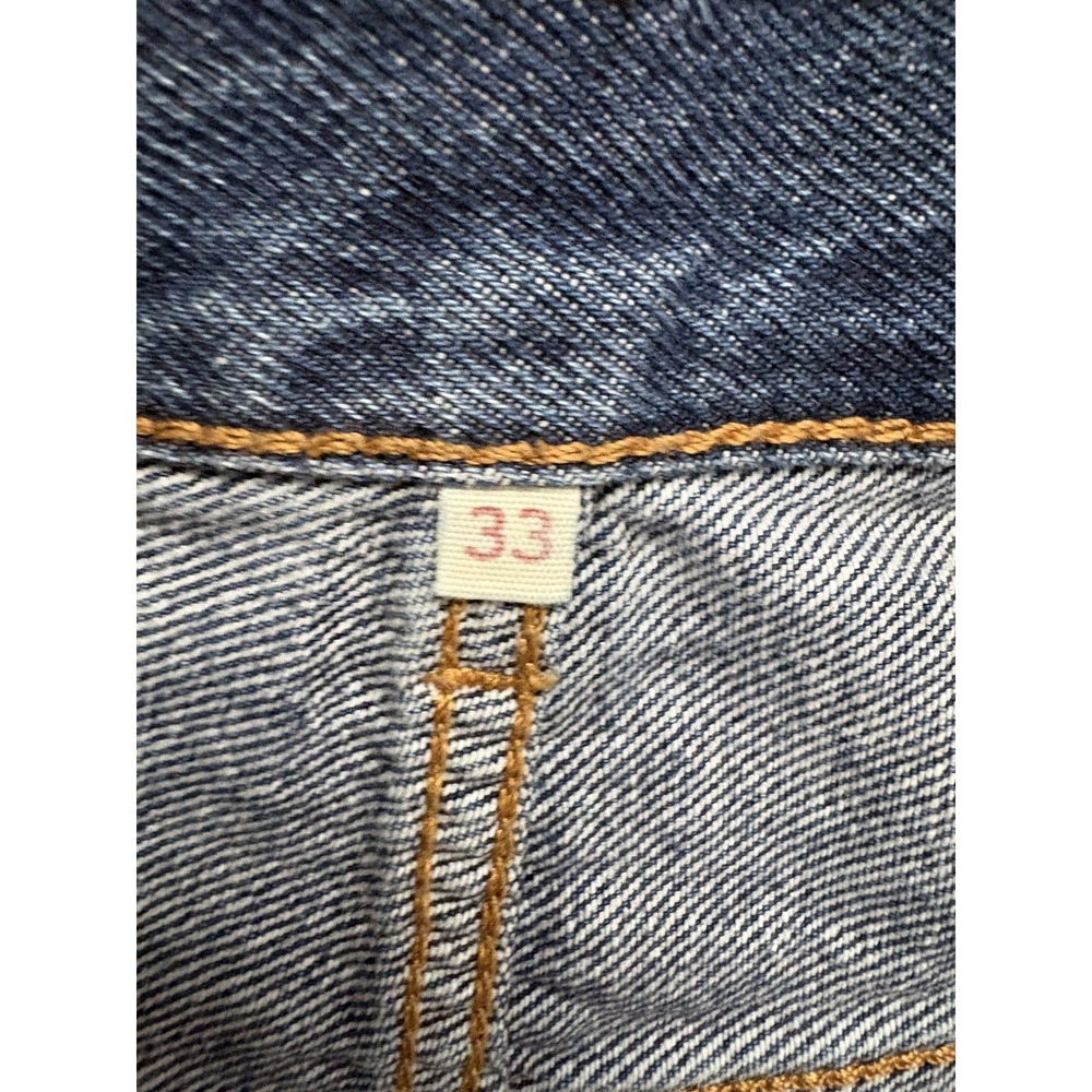 NEW Levi's High Rise Back Slit Skirt Women Size 33 Levi's Demi Skirt JEAN SKIRT - Picture 8 of 14